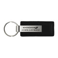 Black Leather Keychain - Officially Licensed for Dodge Challenger