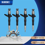 4PCS Diesel Fuel Injectors for Toyota Prado KDJ150R KDJ150L (2009-2017)