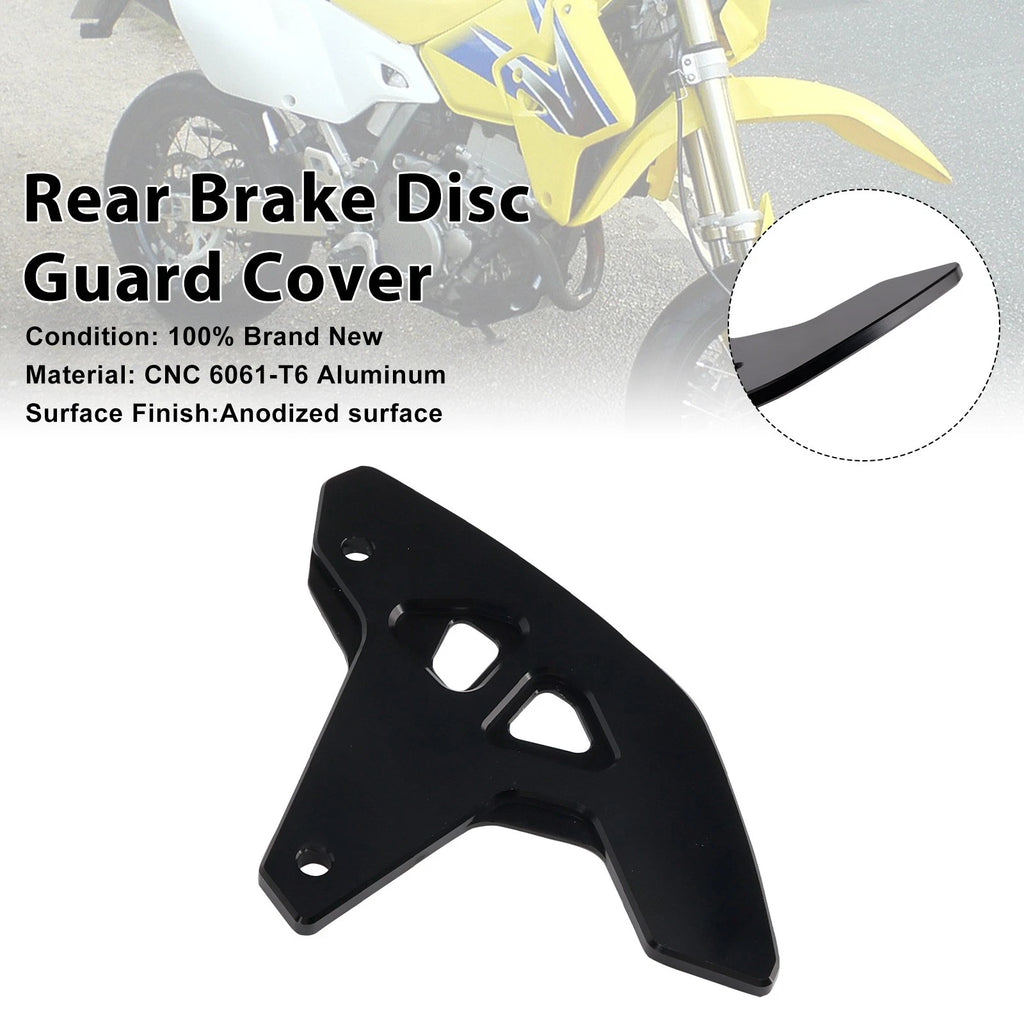 Rear Brake Disc Guard Cover for Suzuki DR-Z400SM (2000–2024) DRZ400/S/E Black