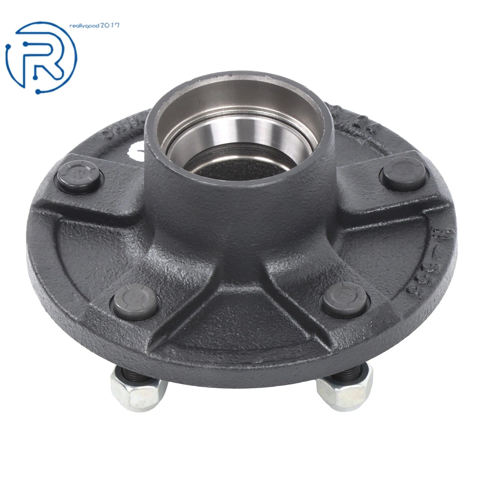 5 Lug Trailer Hub Kit for RV Camper (3500lb Axle, 5 on 5.5) #84 Spindle