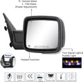 Set of 2 Mirrors for Ram 1500 (2014–2018) Power Fold Heated Puddle Light
