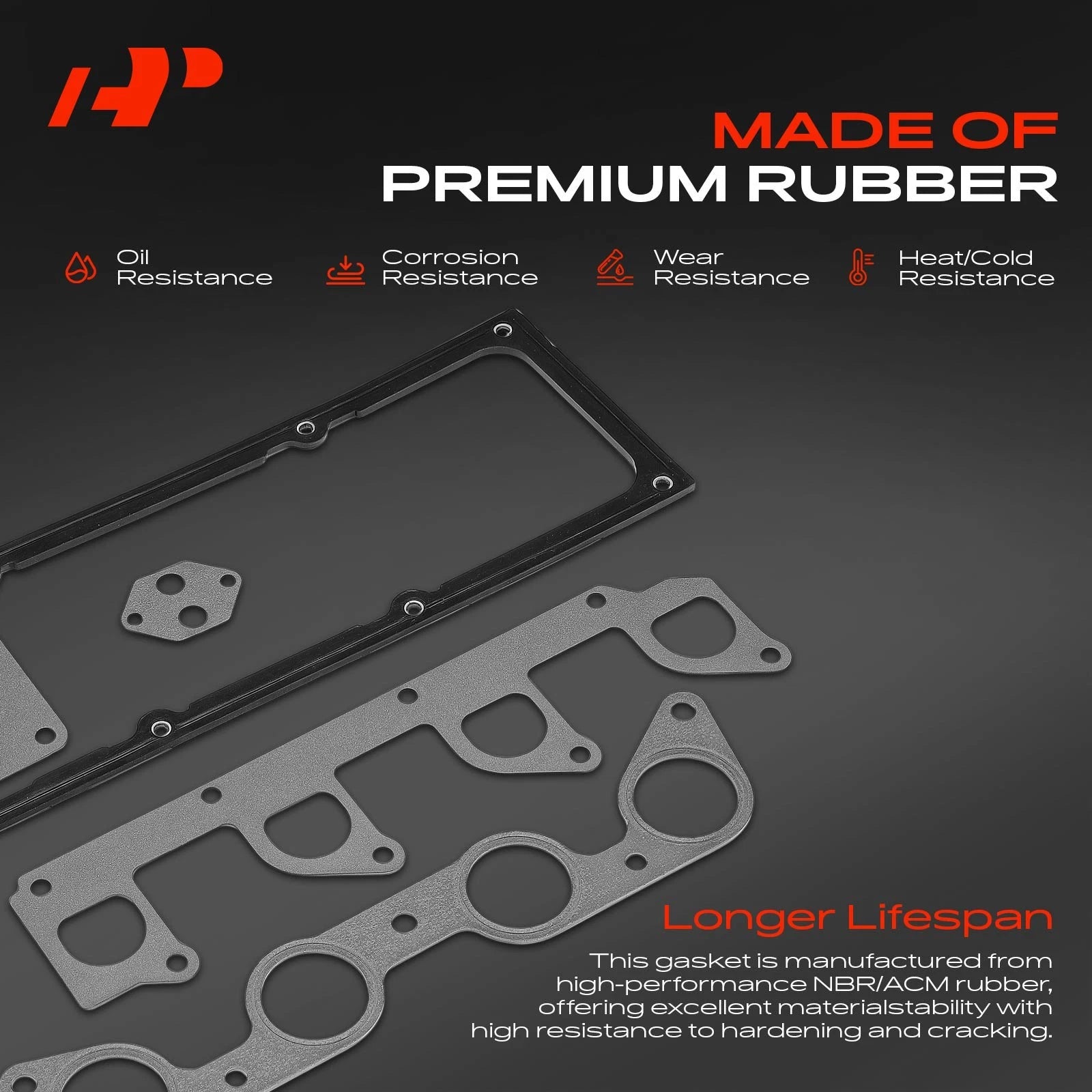 Engine Valve Cover Gasket Set for Ford Ranger, Mazda B2300 (1995–2001)