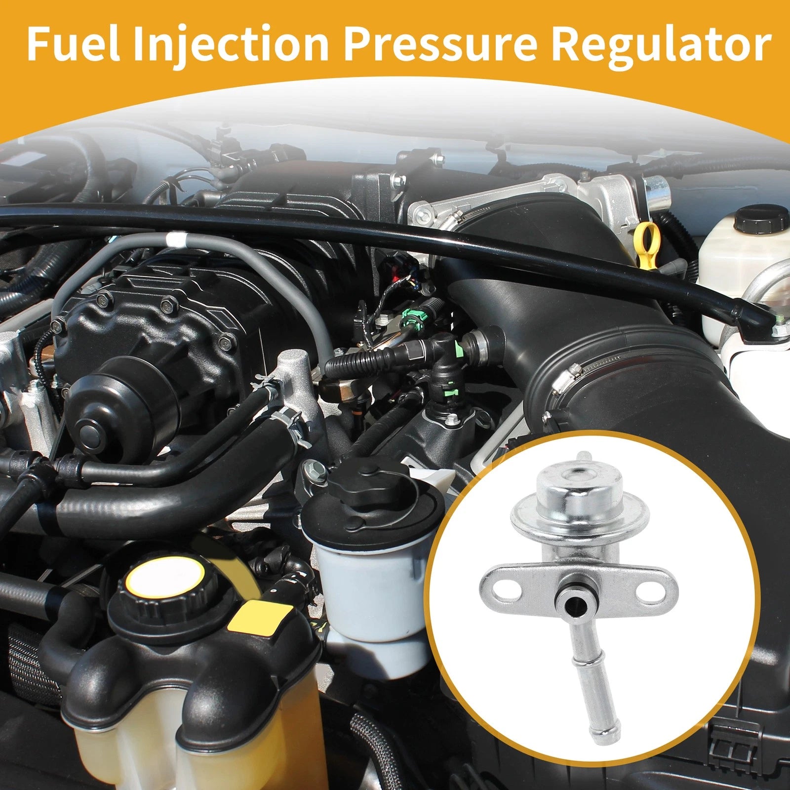 Fuel Pressure Regulator for Toyota 4Runner (2003–2009) No. 23280-50050 Metal