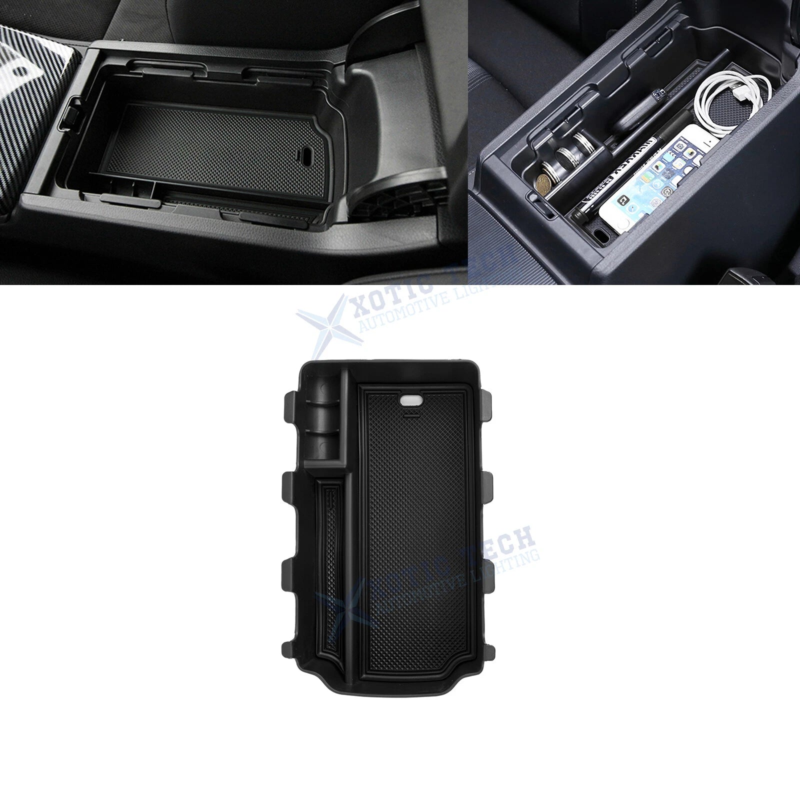 Armrest Storage Box Insert Tray Organizer for 11th Civic Sedan (2022–2024)