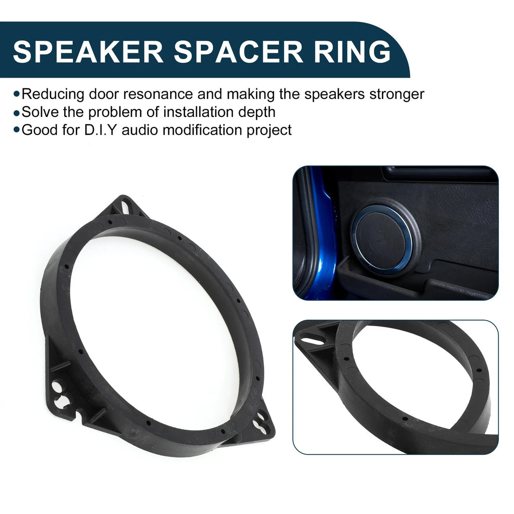 Set of 2 Speaker Spacer Rings for Toyota 6.5" Tweeter 
