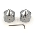 28mm Front Axle Nut Covers for Harley Choppers, Honda, Suzuki, Kawasaki, Yamaha