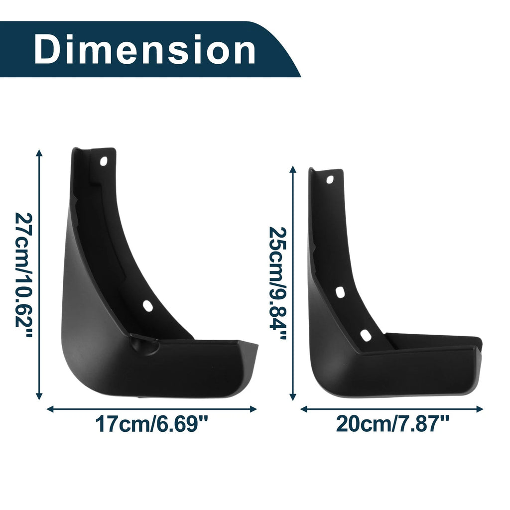 Set of 4 Mud Flaps Splash Guards for Volkswagen Magotan (2016–2019)
