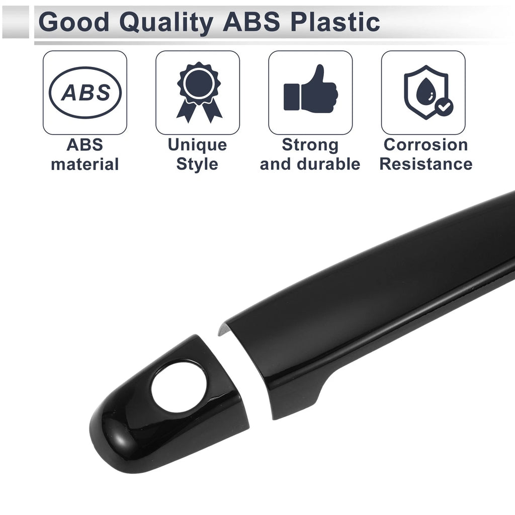 Door Handle Cover Trim for Toyota Highlander (2014–2019) Black