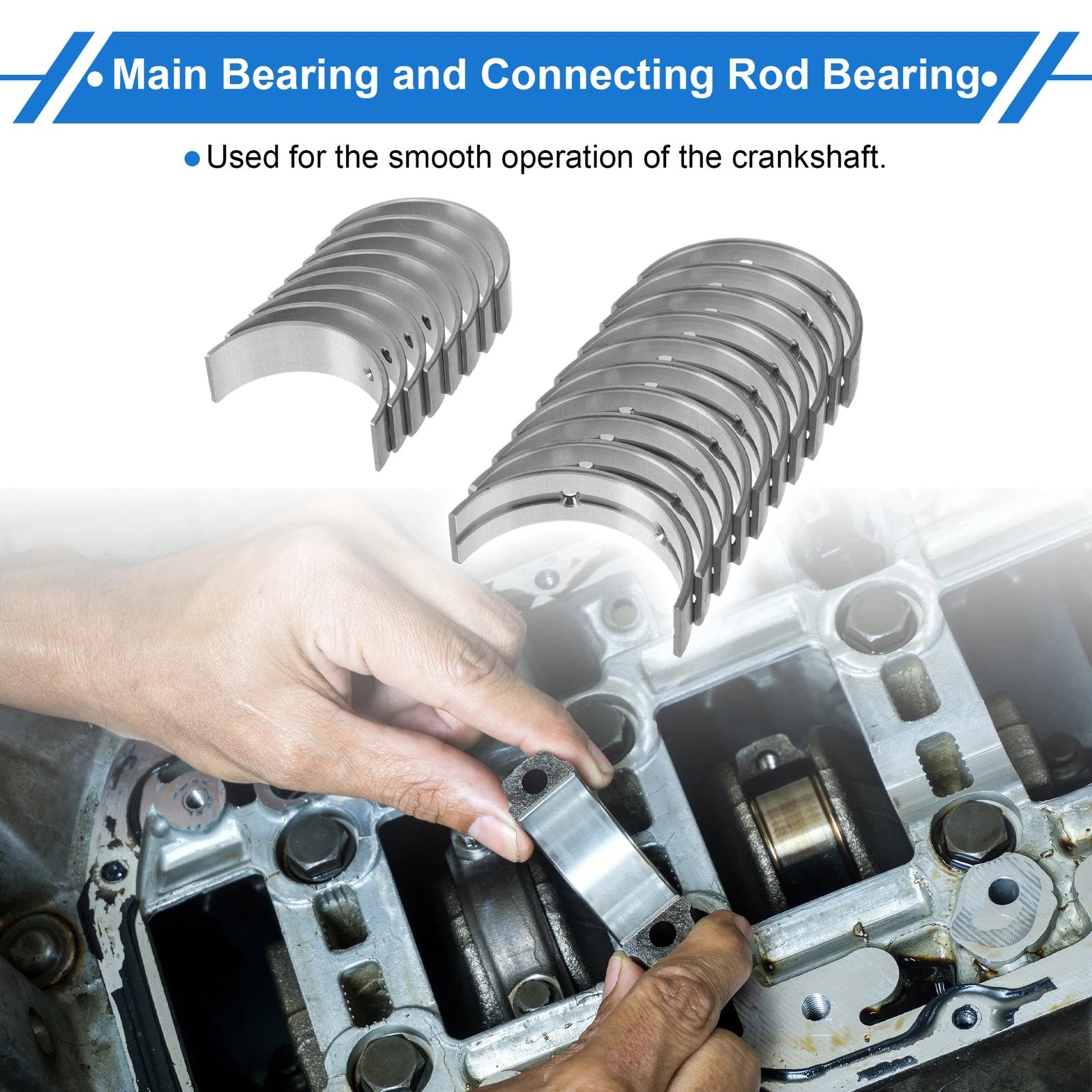 Main Bearing and Connecting Rod Bearing Kit No. 12215BC25A for Nissan Juke (2005–2017)