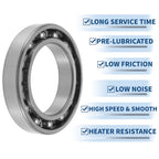 Deep Groove Ball Bearing 70x110x20mm for Scooter Skateboard (6014)