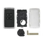 4 Button Key Shell Cover Remote Fob for Renault Koleos Megane Captur (2016-2020)
