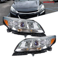 Set of 2 Halogen Projector Headlights for Chevy Malibu (2013–2015)
