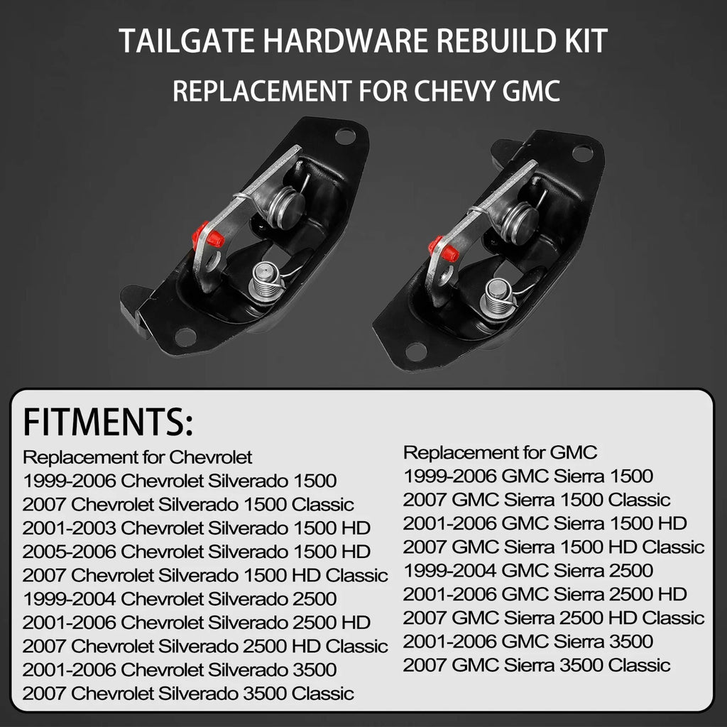 Tailgate Rebuild Kit for Chevy Silverado GMC Sierra