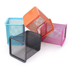 Set of 4 Mesh Organizer Containers for Office Desk