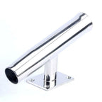 2X Stainless Steel Fishing Rod Holder Wall Mounted 20°