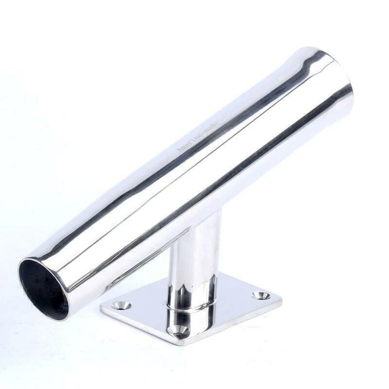 2X Stainless Steel Fishing Rod Holder Wall Mounted 20°