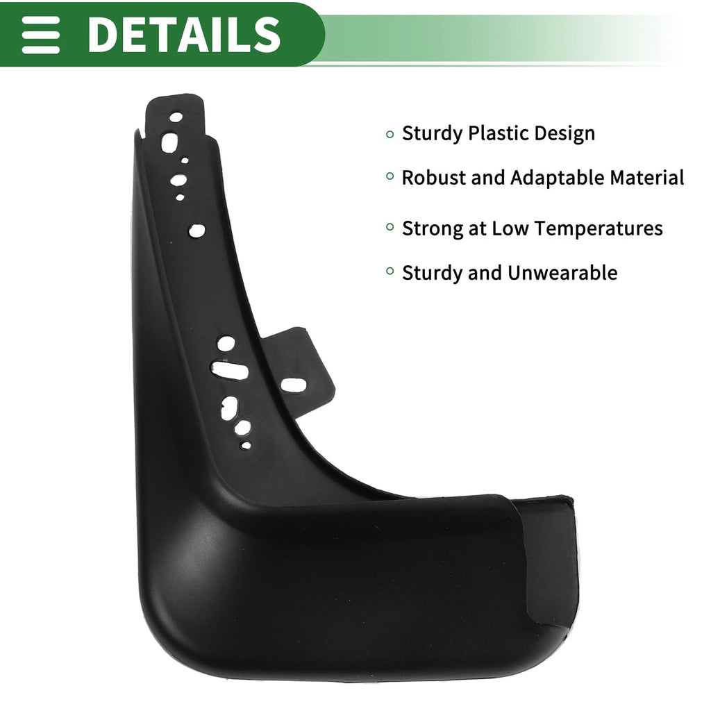 Mud Flaps Splash Guards for Kia K3 (2016–2018) W/ Mount Accessories