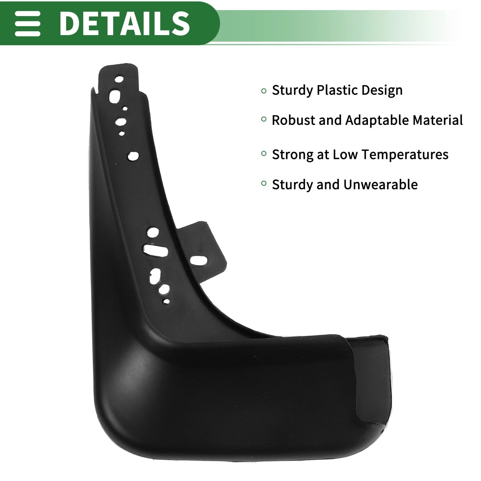 Mud Flaps Splash Guards for Kia K3 (2016–2018) W/ Mount Accessories