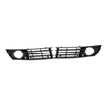 Pair of Front Bumper Fog Lights Grille Cover for Audi A4 B6 (2001–2005)