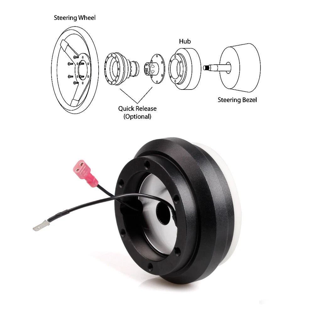 Steering Wheel Short Hub Adapter for Honda Civic (1992–1995) & Integra (1994–2001)