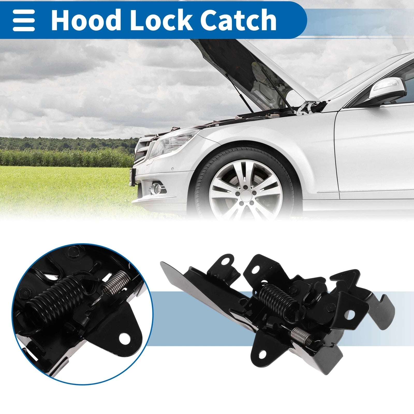 Hood Latch Assembly for Kia Spectra (2004–2009) No. 811302F000
