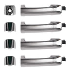 Door Handle Front Rear for Toyota Tundra 5.7L (2007–2019) Silver Plastic