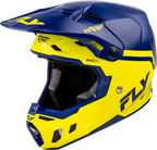 Fly Racing Formula CC Objective Helmet for Offroad (Large, Navy/Yellow)