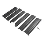 Set of 2 Truck Bed Side Rail Cap Covers for Nissan Titan (2004–2015)