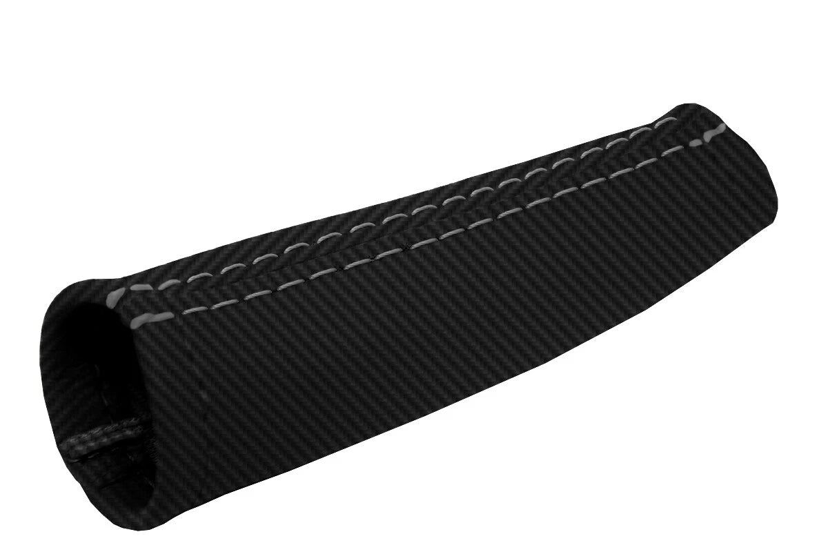 Carbon Fiber E Brake Cover for Nissan Skyline R33 (1993–1998) Gray Stitch