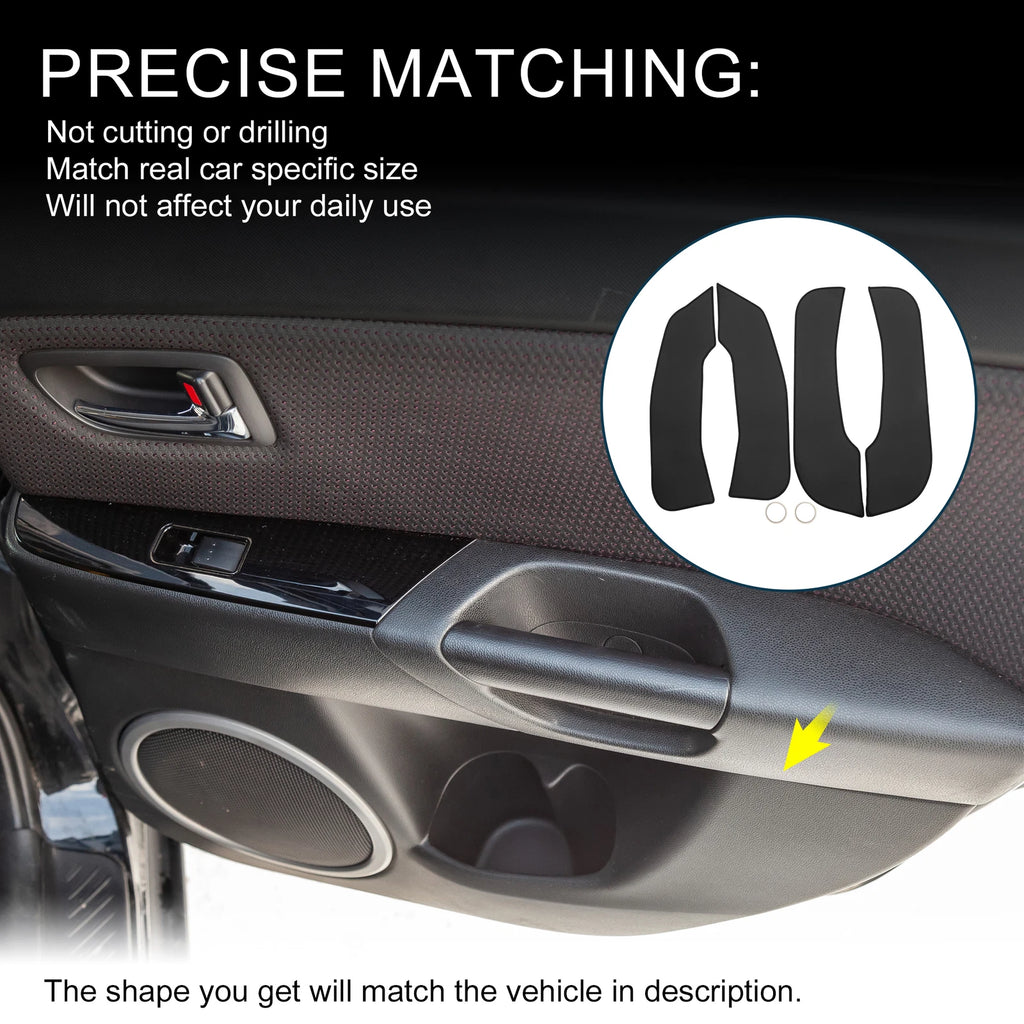 Car Door Leather Anti Kick Pad Sticker for BMW 6 Series GT (2018–2023)