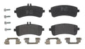 Set of 4 Brembo Rear Low-Met Disc Brake Pads for Mercedes C190 R190 W222 C217 R231