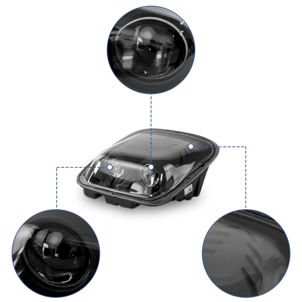 Projector Matte Black Headlights for Chevy Corvette (1997-2004)