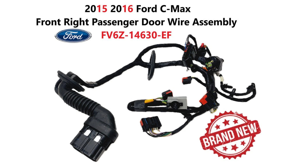 Front Right Passenger Door Wire Assembly for Ford C-Max (2015–2016) FV6Z-14630-EF