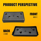 Front Bumper License Plate Bracket with Screws for Jeep Grand Cherokee (2017–2021)
