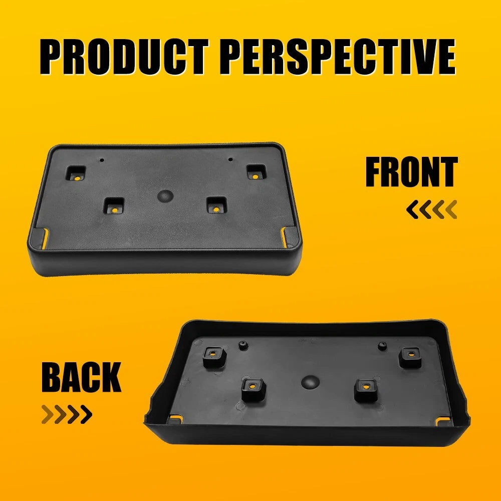 Front Bumper License Plate Bracket with Screws for Jeep Grand Cherokee (2017–2021)