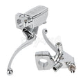 1" Hydraulic Brake Master Cylinder & Clutch Lever Set for Universal Fit