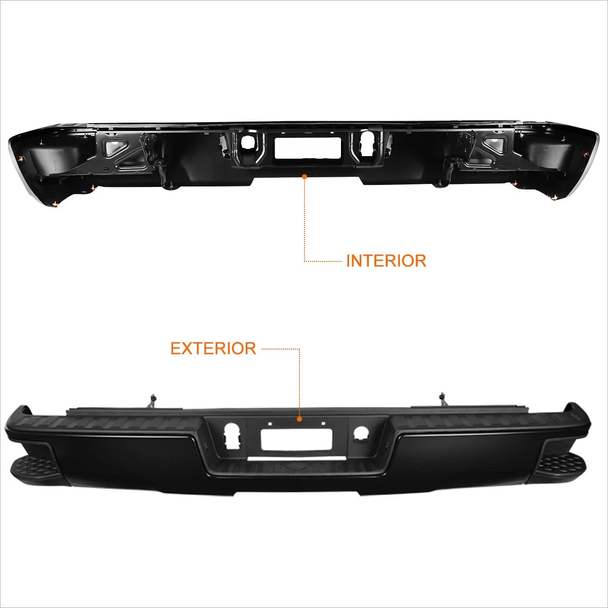 Set of 2 Rear Leaf Spring Leveling Lift Blocks for Dodge Ram 1500-3500 (2002–2013)