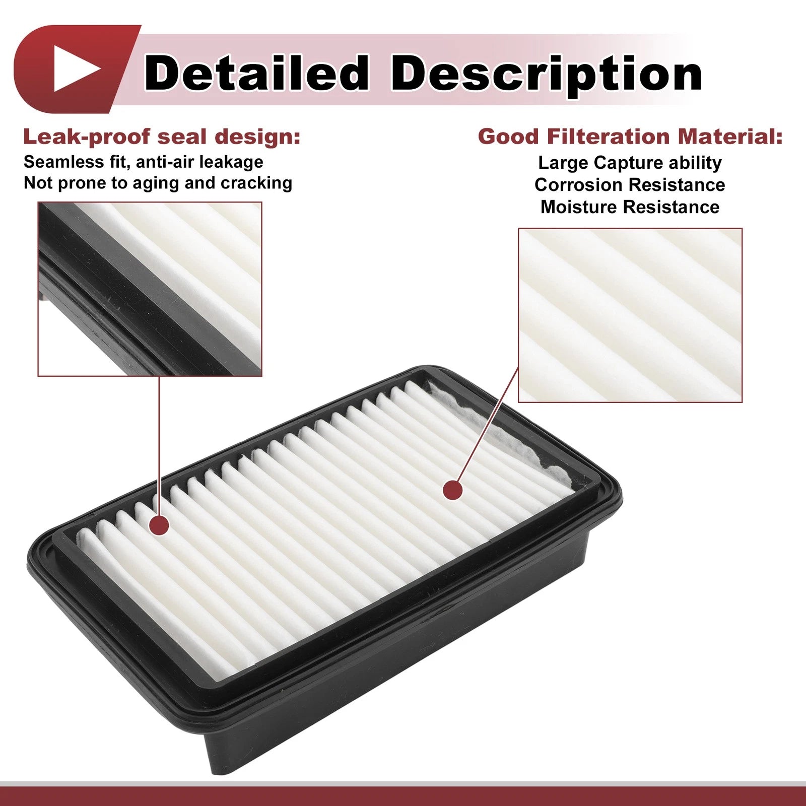 Car Engine Air Filter No. 1378077A00 for Suzuki Carry Every Jimny (DA32T)
