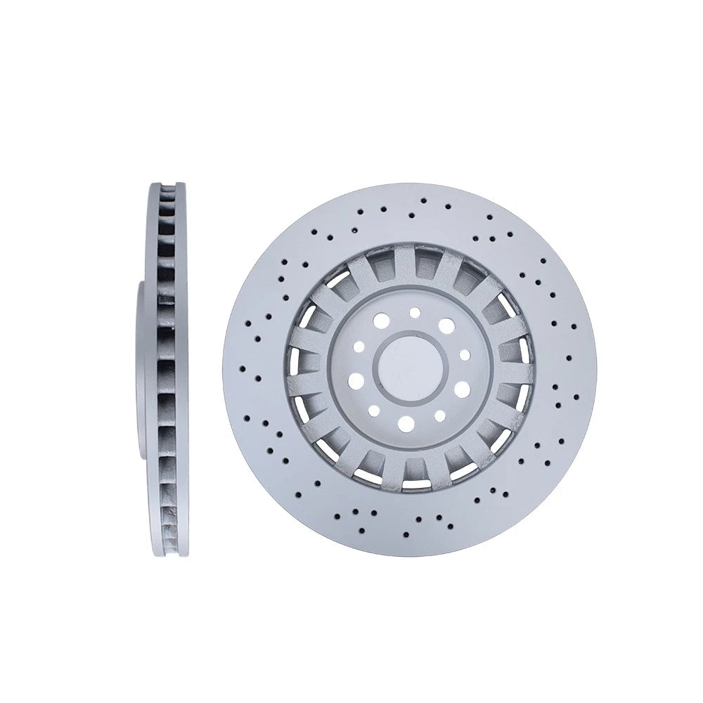 Pair Front Brake Rotors 670030935 for Maserati Ghibli Quattroporte (2014–2023)