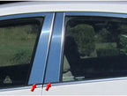 4pc. Luxury FX Stainless Steel Pillar Posts for 2013-2017 Hyundai Elantra 4D GT