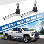 2X Front Outer Tie Rod End Links for Cadillac Escalade, Chevrolet Tahoe (2007–2014)