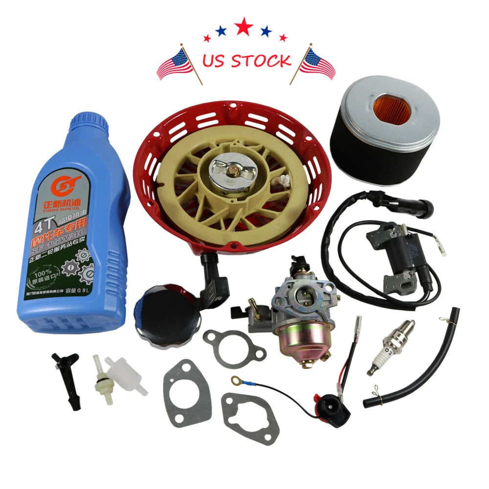 Ignition Coil and Spark Plug Kit for Honda GX240 GX270