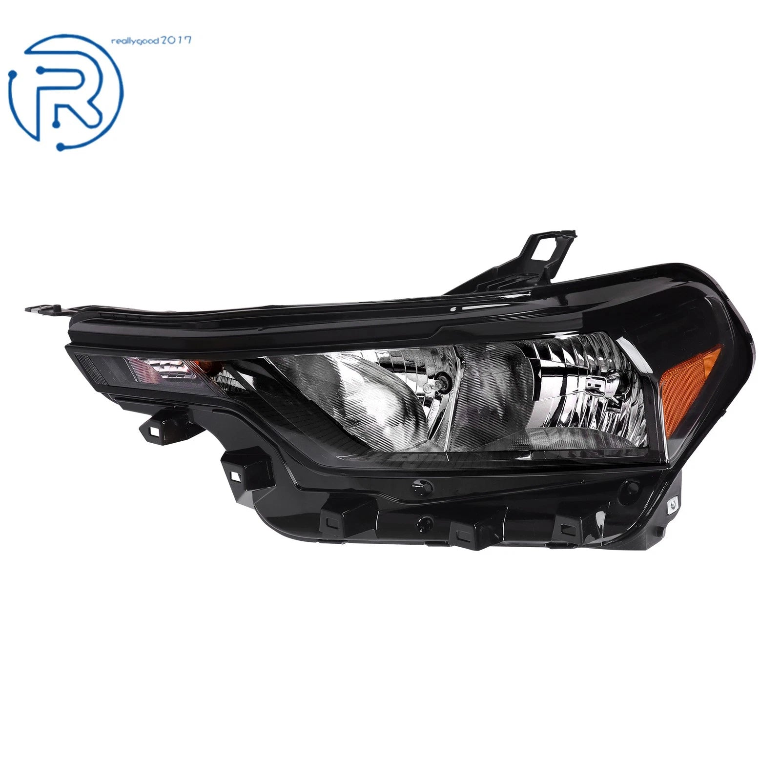 Left Side Headlight Assembly for Chevrolet Colorado (2023-2025) Black Halogen