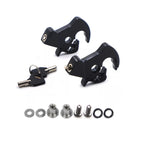 Sissy Bar Luggage Rack Detachable Locking Latch Nut Kit for Harley Touring