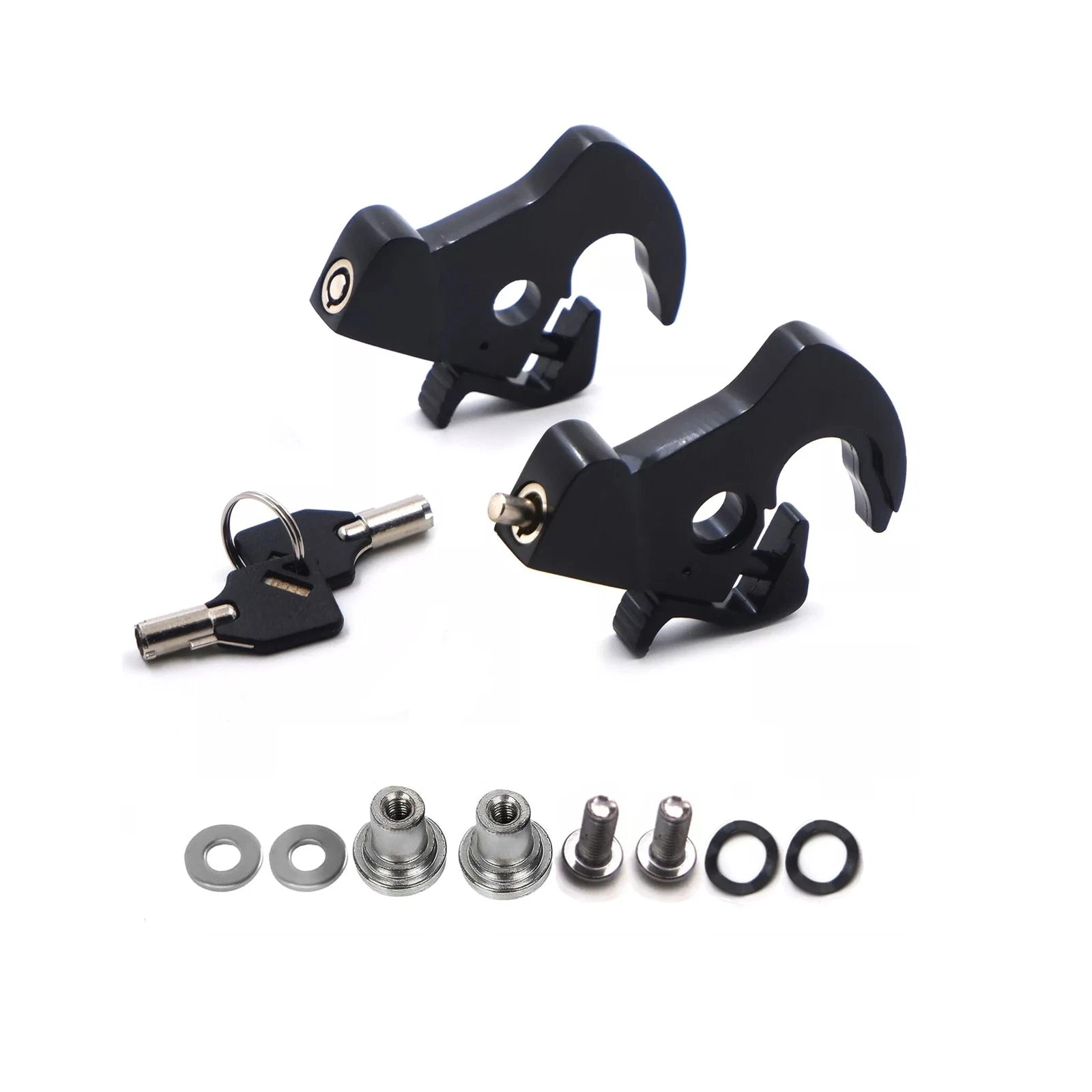 Sissy Bar Luggage Rack Detachable Locking Latch Nut Kit for Harley Touring