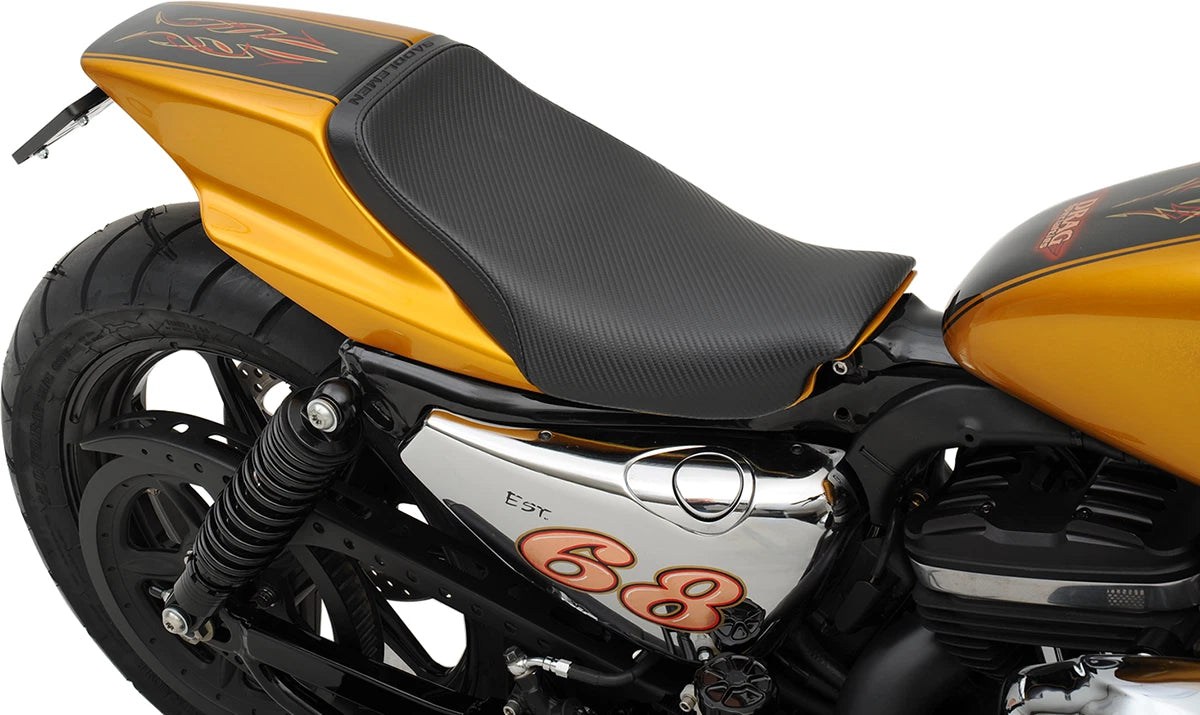 Saddlemen Eliminator Seat for Motorcycle (Z4203) - Black Carbon Fiber