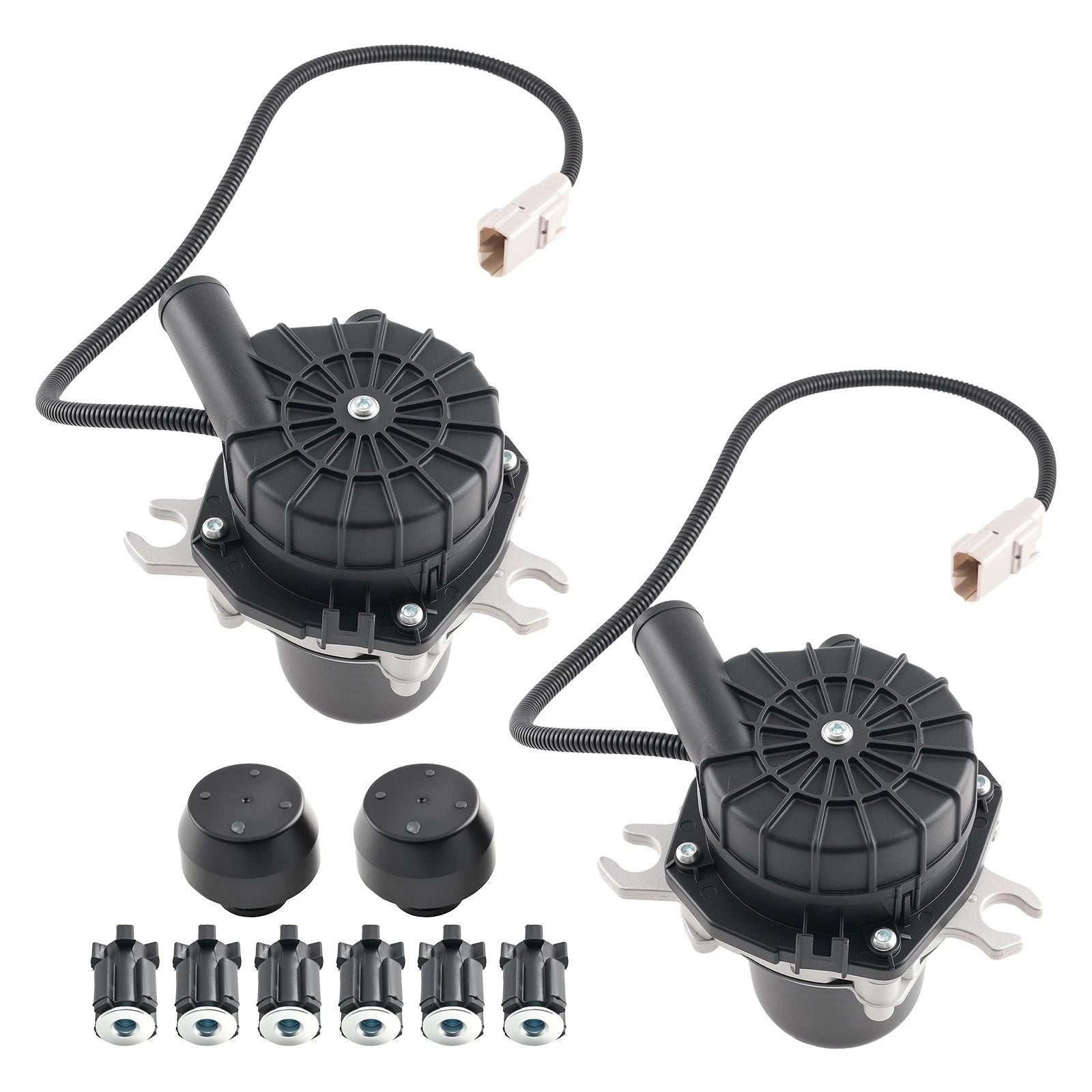 2X Air Pump Assembly for Lexus LX570, Toyota Sequoia, Land Cruiser (2008–2021)
