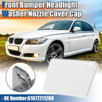 Left Side Front Bumper Headlight Washer Nozzle Cover for BMW E90 E91 (2006–2013)