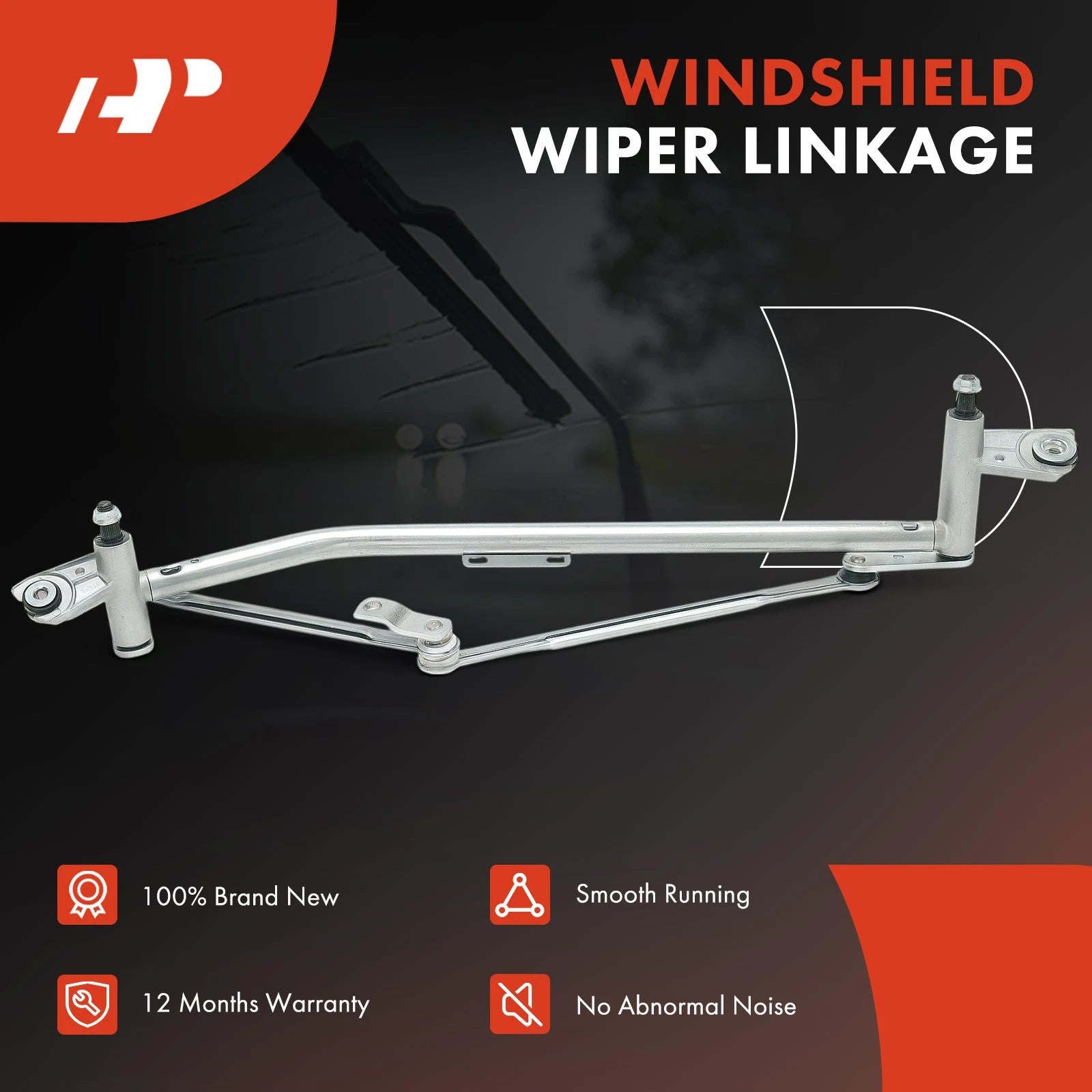 Front Wiper Linkage for Chevrolet Traverse GMC Acadia Buick Enclave (2009–2017)