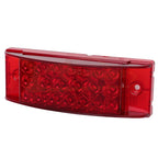 2X Red 6 Inch LED Side Marker Turn Signal Light for Trailer Truck